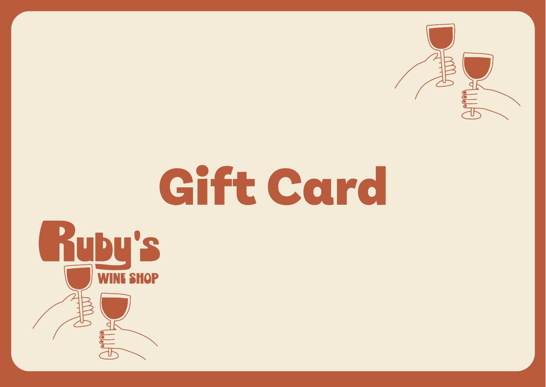 Ruby's Wine Shop Gift Card